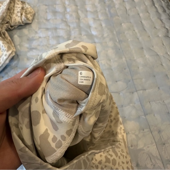 Lululemon Align High-Rise Pant 25" Cheetah Camo Antique White Multi size…new - Picture 6 of 13